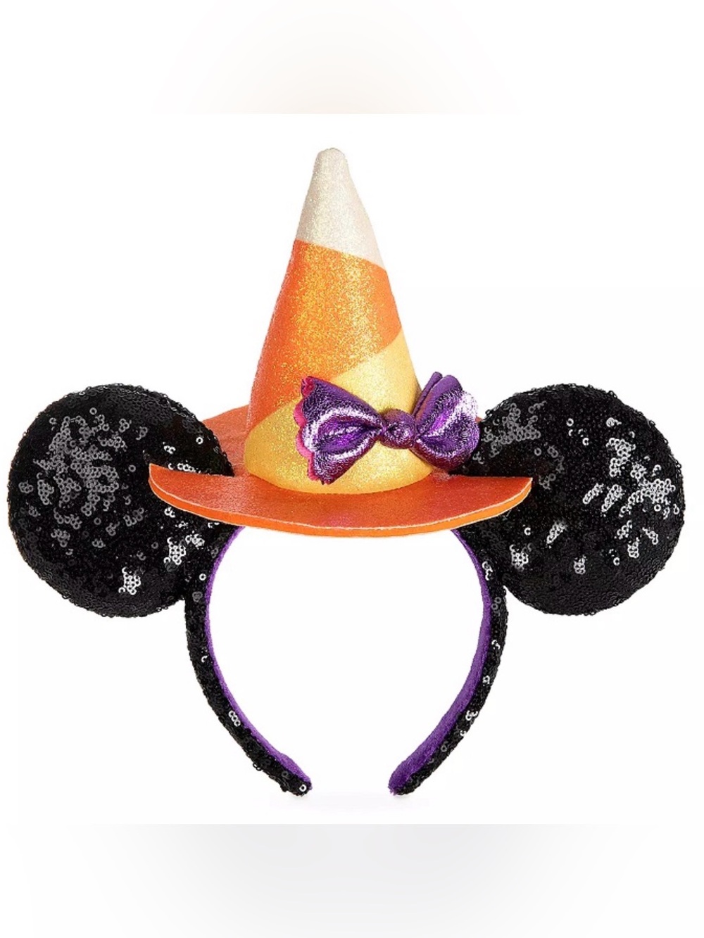 Disney Parks Minnie Mouse Witch Hat headband ears
